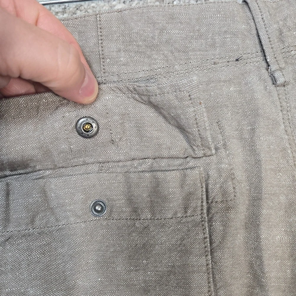 Banana Republic Pants Mens 32x32 Gray Linen Blend straight